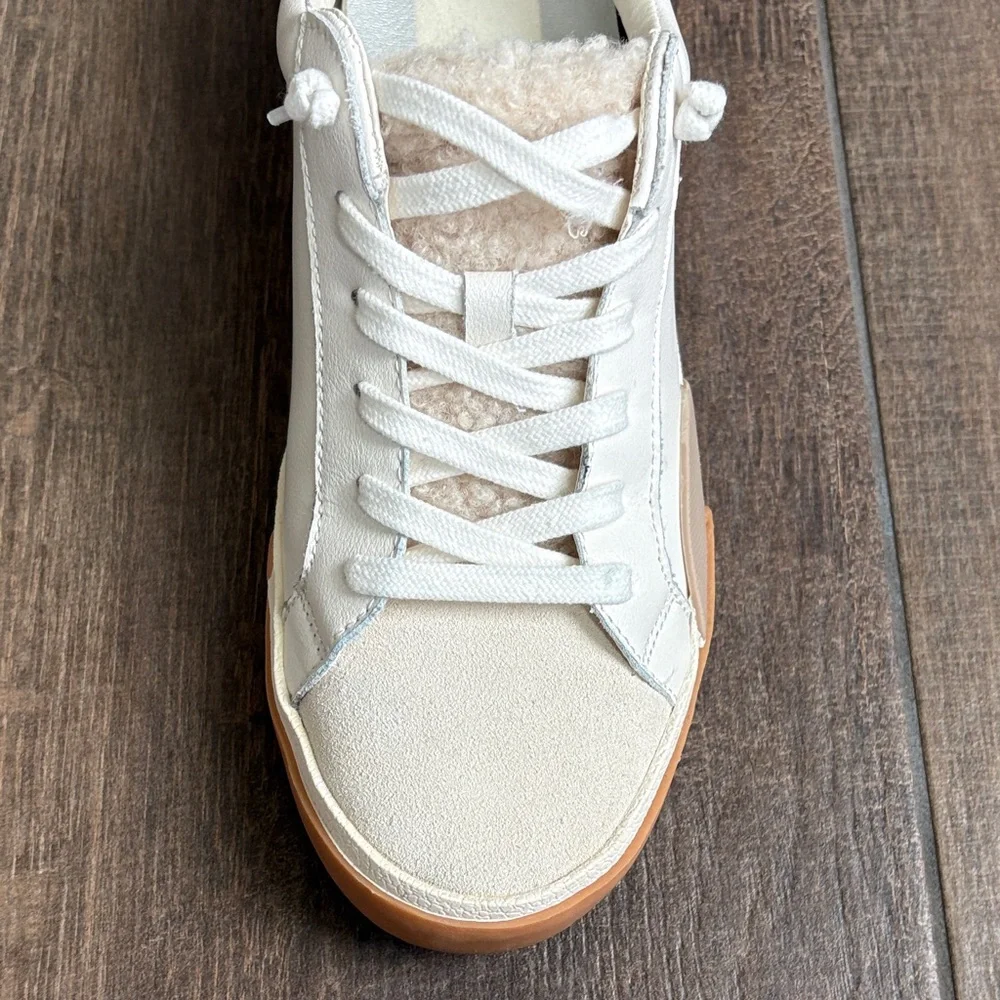 Dolce Vita Cream and Tan Sneakers - Picture 8 of 11